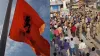 कर्नाटक में हनुमान ध्वज उतारने के विरोध में प्रदर्शन- India TV Hindi