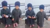Snowfall के मजे लेते हुए दिखी बच्चियां- India TV Hindi
