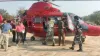 हेलीकॉप्टर से पहुंचाए गए बोर्ड परीक्षा के पेपर- India TV Hindi