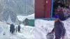 भारी बर्फबारी के बीच घर-घर जाकर पोलियो ड्रॉप पिला रहे स्वास्थ्यकर्मी- India TV Hindi