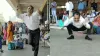 बस स्टैंड पर डांस करता हुआ शख्स- India TV Hindi