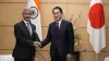 विदेश मंत्री एस जयशंकर जापान के पीएम फ्यूमियो किशिदा के साथ। - India TV Paisa