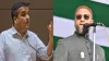 गुजरात सरकार के मंत्री हर्ष संघवी और AIMIM के सांसद ओवैसी- India TV Hindi