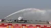 first flight landed jewar airport- India TV Hindi