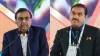 रिलायंस इंडस्ट्रीज लिमिटेड के अध्यक्ष और प्रबंध निदेशक मुकेश अंबानी (बाएं) और अदानी समूह के गौतम अदा- India TV Paisa