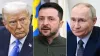 डोनाल्ड ट्रंप, पुतिन और जेलेंस्की- India TV Hindi
