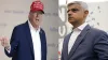 Donald Trump (L) London Mayor Sadiq Khan (R)- India TV Hindi