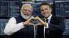 Emmanuel Macron AI photo, Narendra Modi Macron AI image, India AI Impact Summit 2026- India TV Hindi