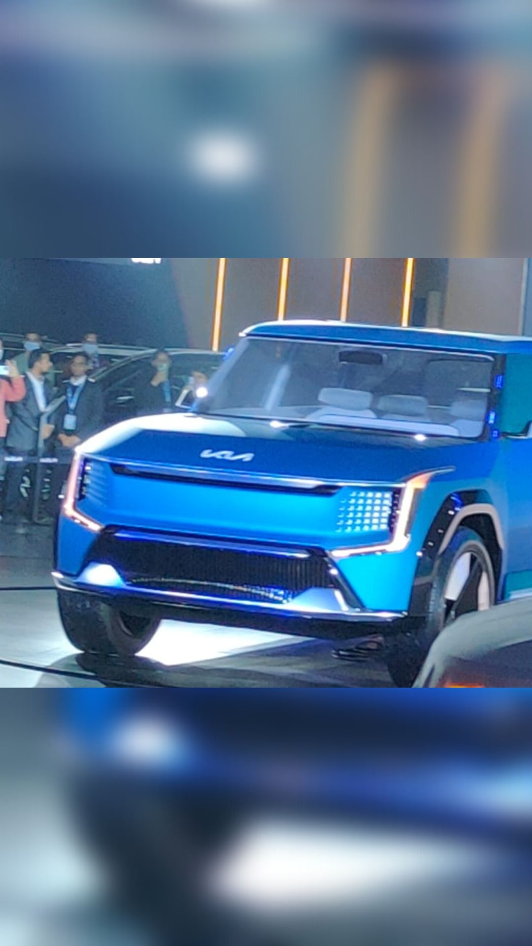 Auto Expo 2023 में पहली बार नजर आई KIA EV9 कॉन्सेप्ट ईवी