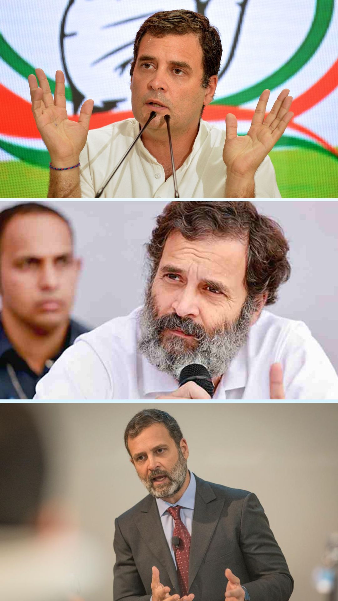 3 साल, 3 तस्वीरें, इस दौरान कितने बदले राहुल गांधी