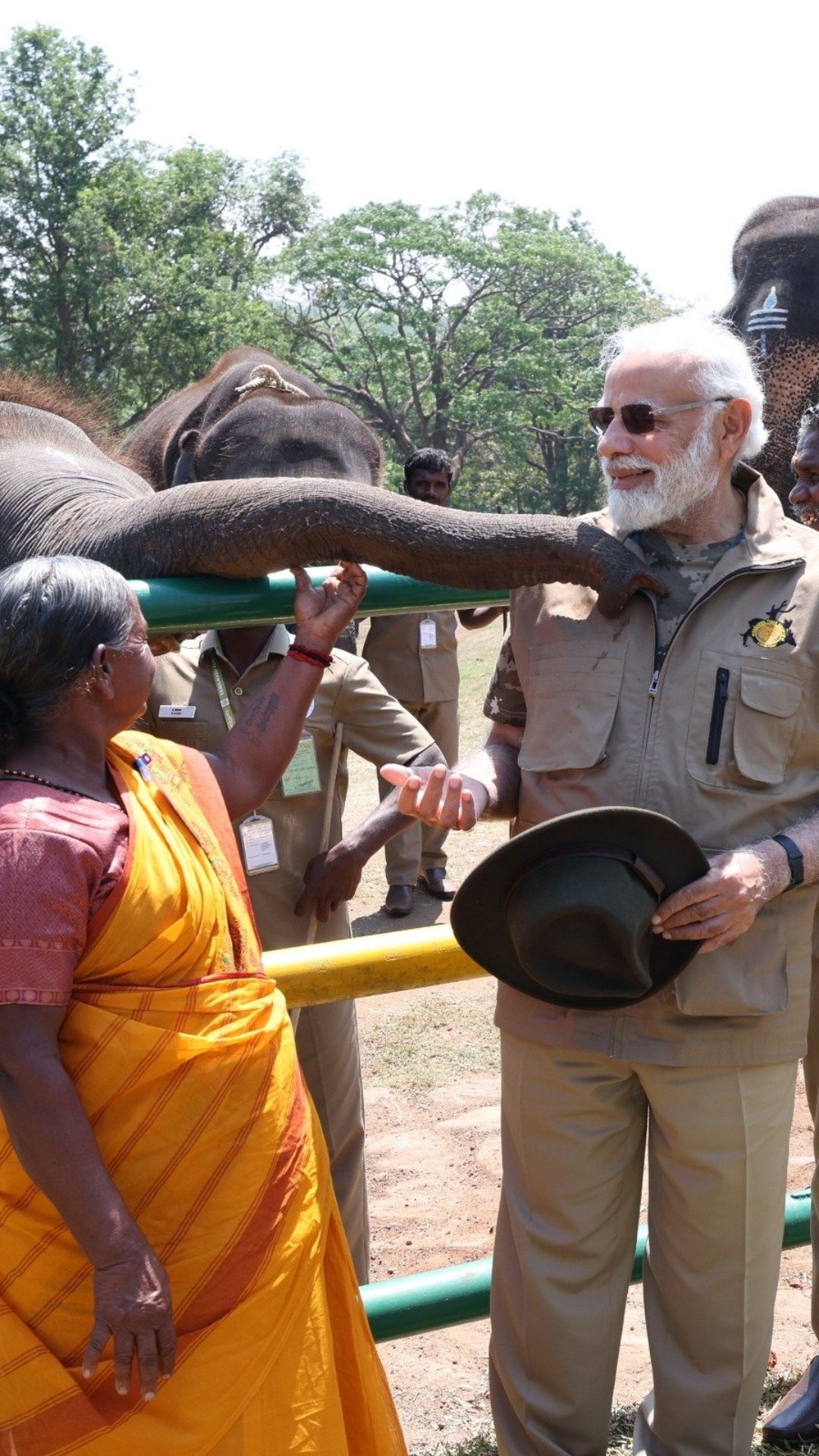 सिर पर कैप, हाथ में कैमरा...जंगल सफारी में दिखा PM मोदी का डैशिंग लुक