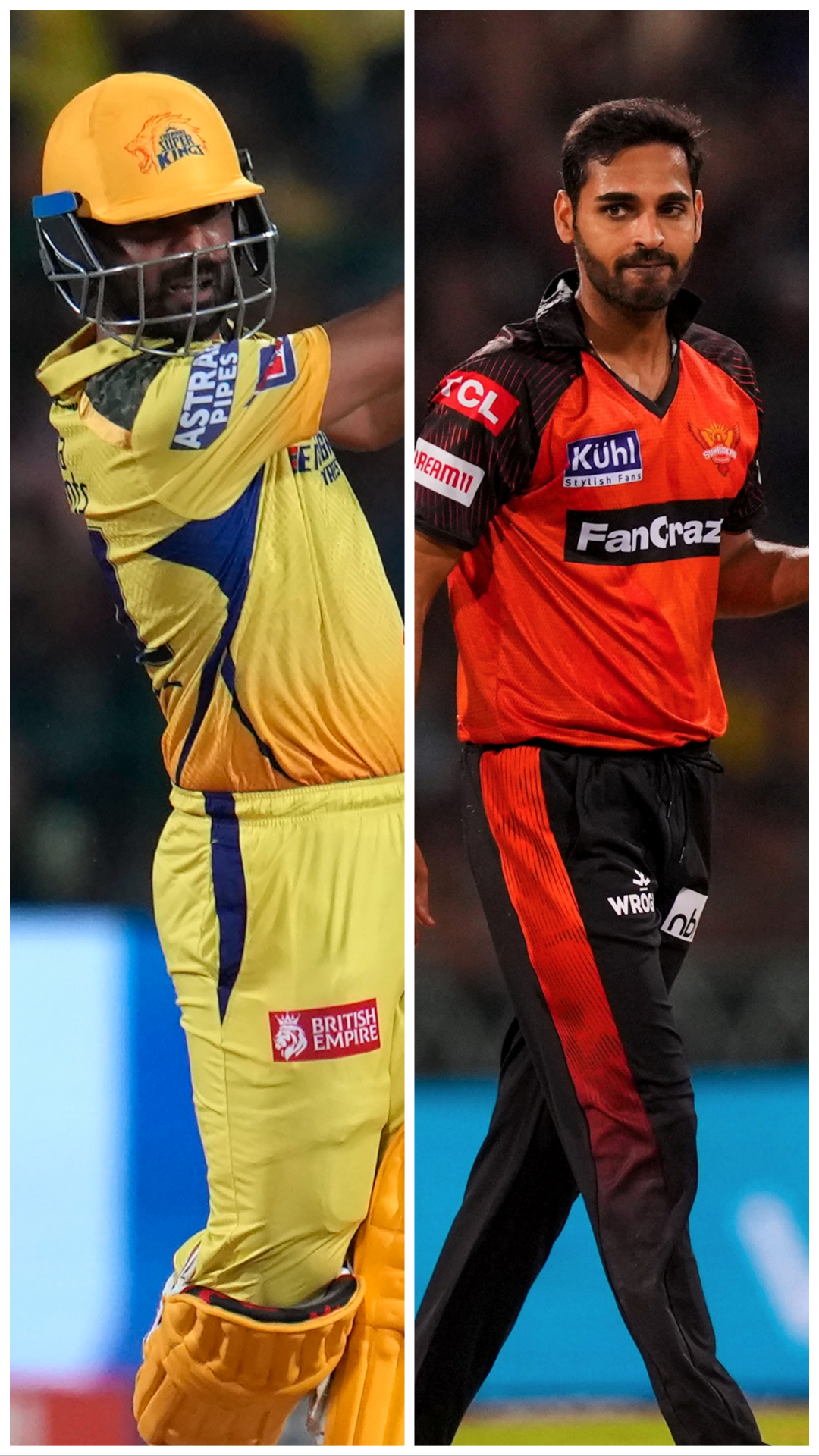 CSK vs SRH : अजिंक्&zwj;य रहाणे और भुवनेश्&zwj;वर कुमार के बीच सुपरहिट मुकाबला 