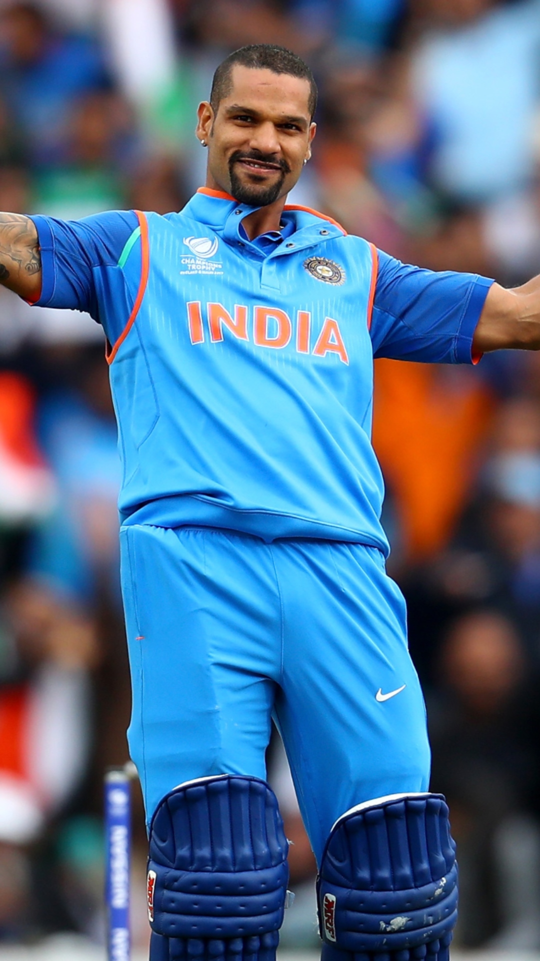 Shikar Dhawan's record in ICC tournaments and Asia Cup, how to know the data?
