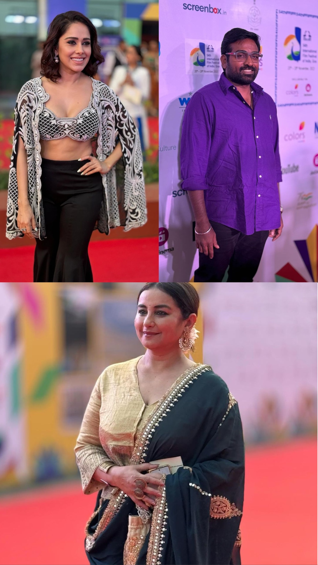 Stars Shine On The Red Carpet At Iffi 2023 Edules