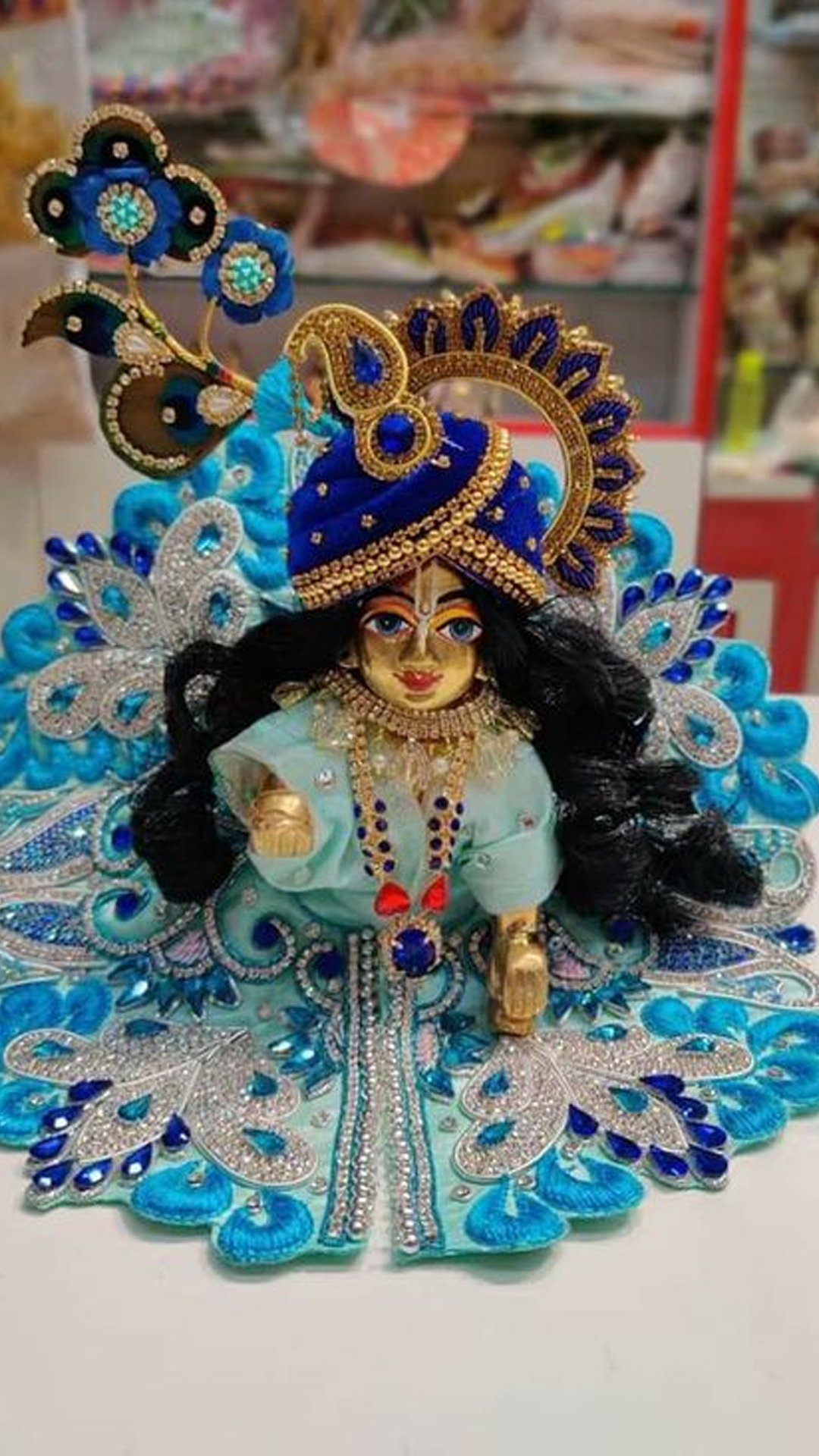 SHYAM laddu gopal poshak (plane base ) size 8(10 inch) Dress Price in India  - Buy SHYAM laddu gopal poshak (plane base ) size 8(10 inch) Dress online  at Flipkart.com