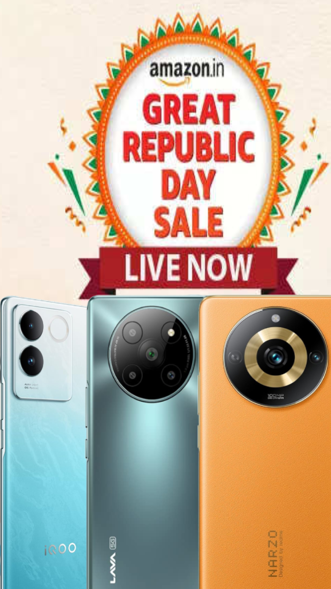 Amazon Republic Day Sale: अमेजन सेल में सैमसंग, वनप्लस, रियलमी, रेडमी के तगड़े फोन पर धांसू ऑफर, कीमत 25 हजार रुपये से कम