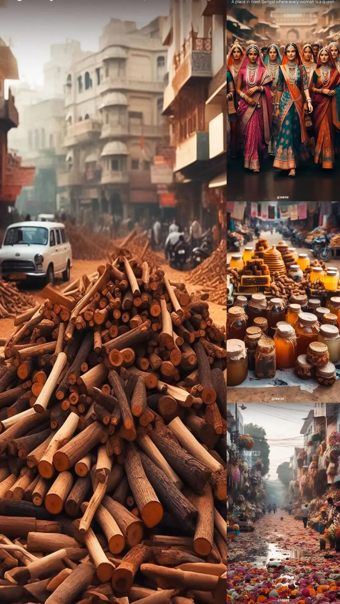 नाम के हिसाब से AI आर्टिस्ट ने बनाई शहरों की तस्वीर