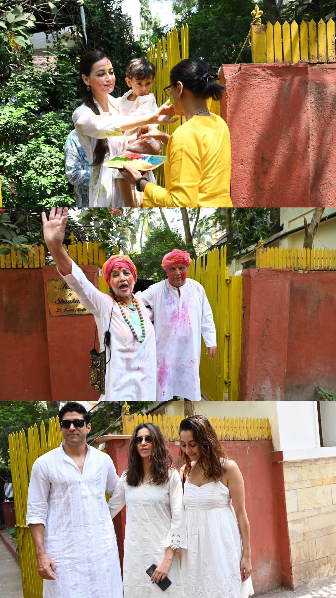 जावेद अख्तर की होली पार्टी में रंगों में रंगे दिखे बॉलीवुड सितारे, मिलकर की खूब धमाचौकड़ी