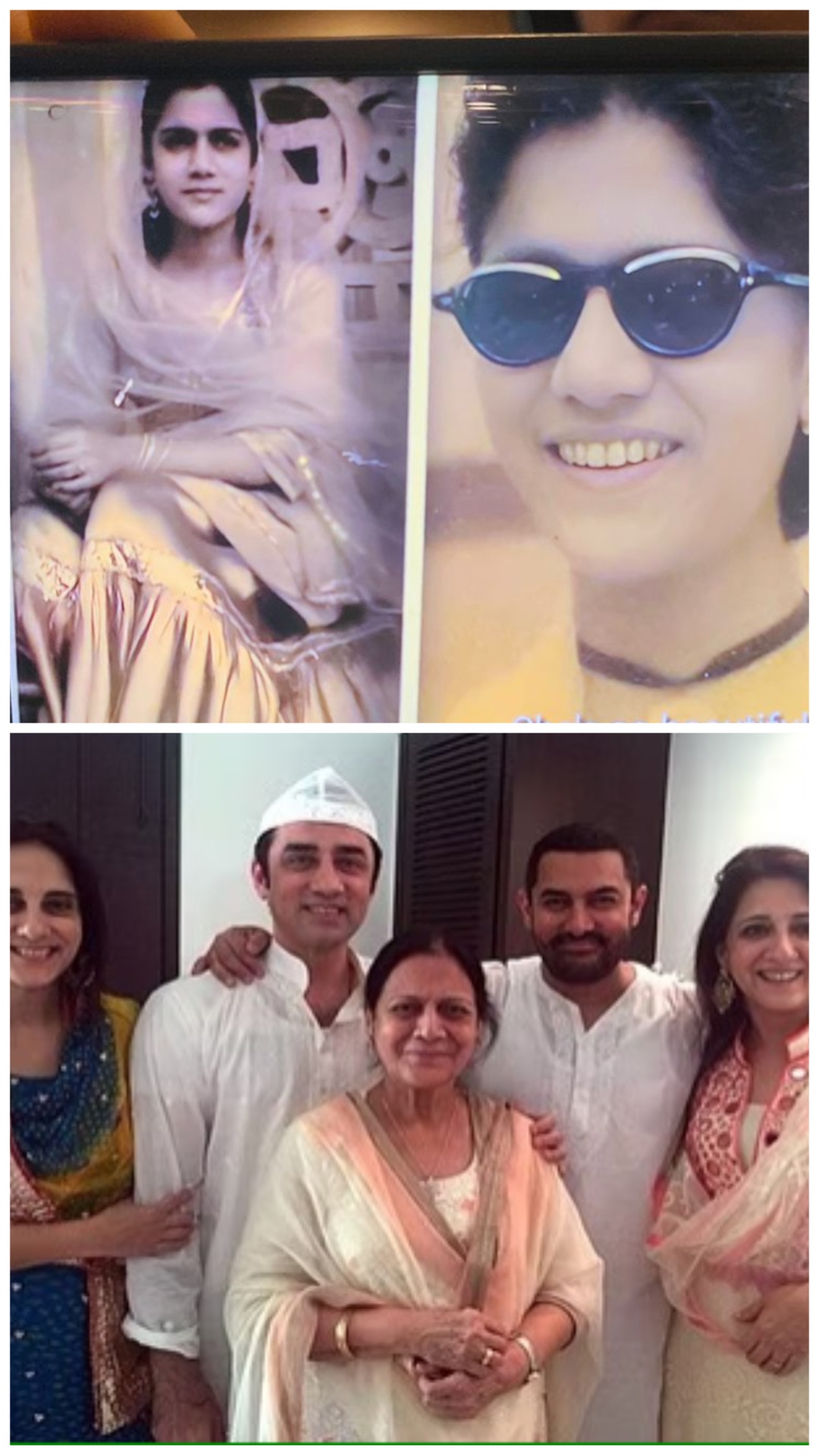 आमिर खान की अम्मी जवानी में दिखती थीं इतनी खूबसूरत, बेटियों में भी दिखती है मां की परछाई
