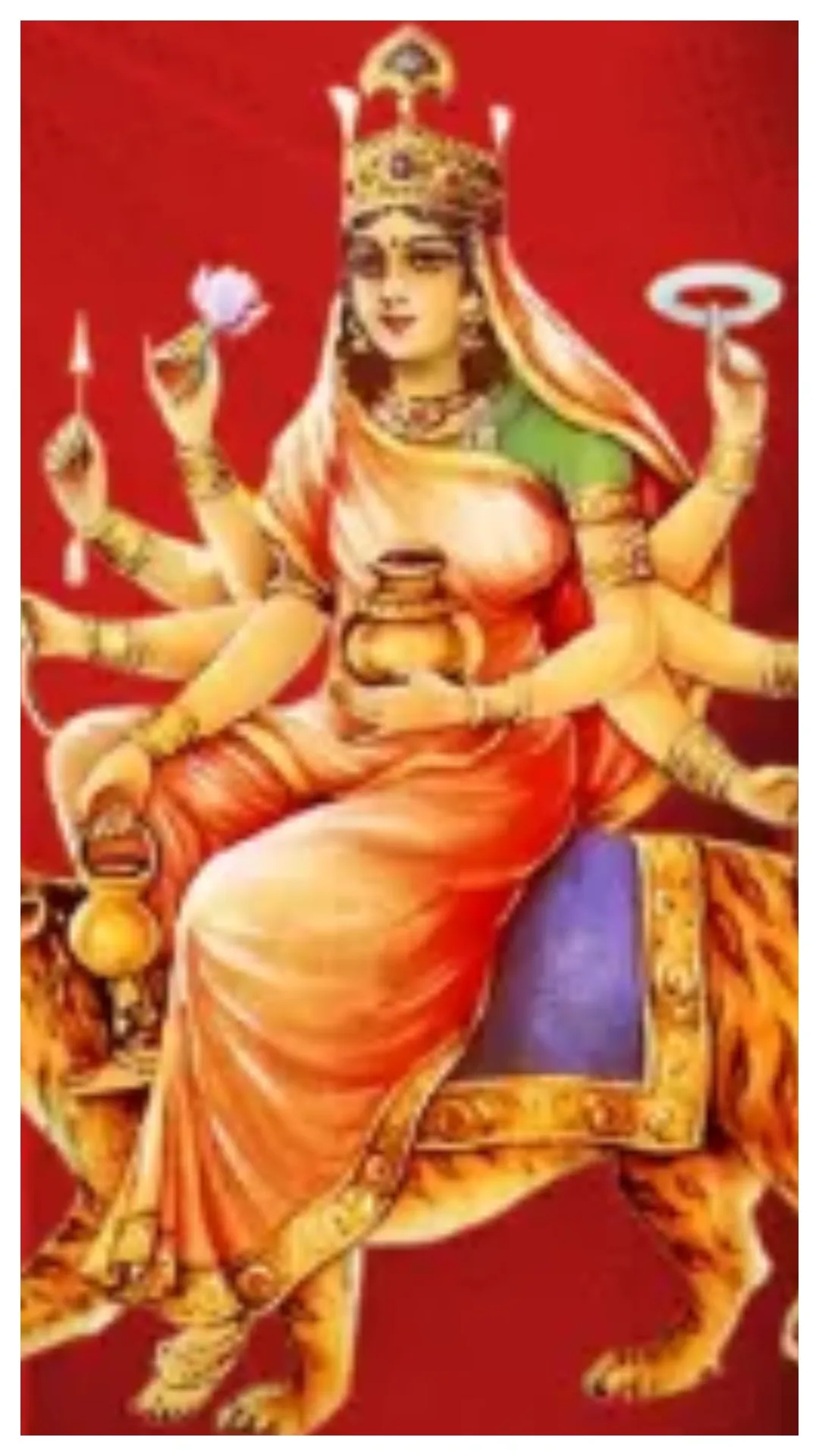 नवरात्रि के चौथे दिन इन 5 मंत्रों का करें जप, माता कुष्मांडा बरसाएंगी कृपा
