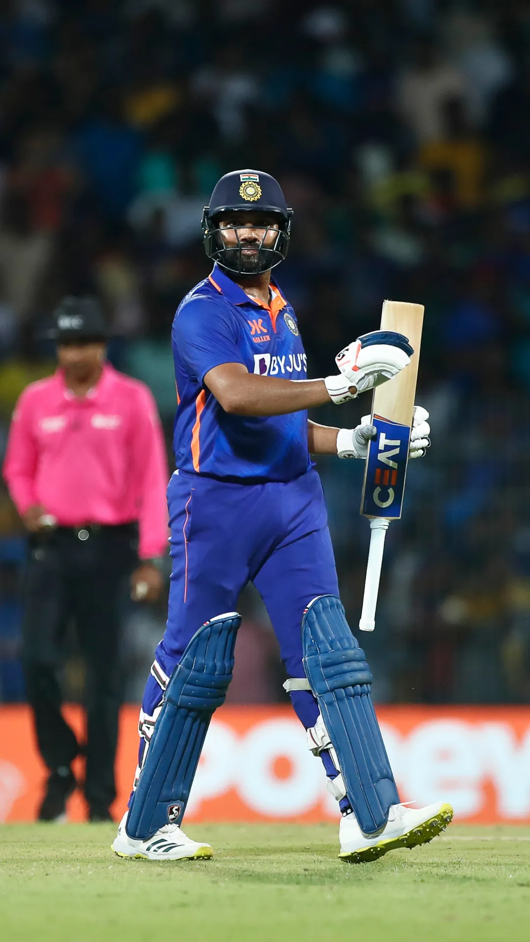 रोहित शर्मा ने साल 2020 में न्यूजीलैंड के खिलाफ T20I मैच के पावरप्ले में 50 रन बनाए थे।