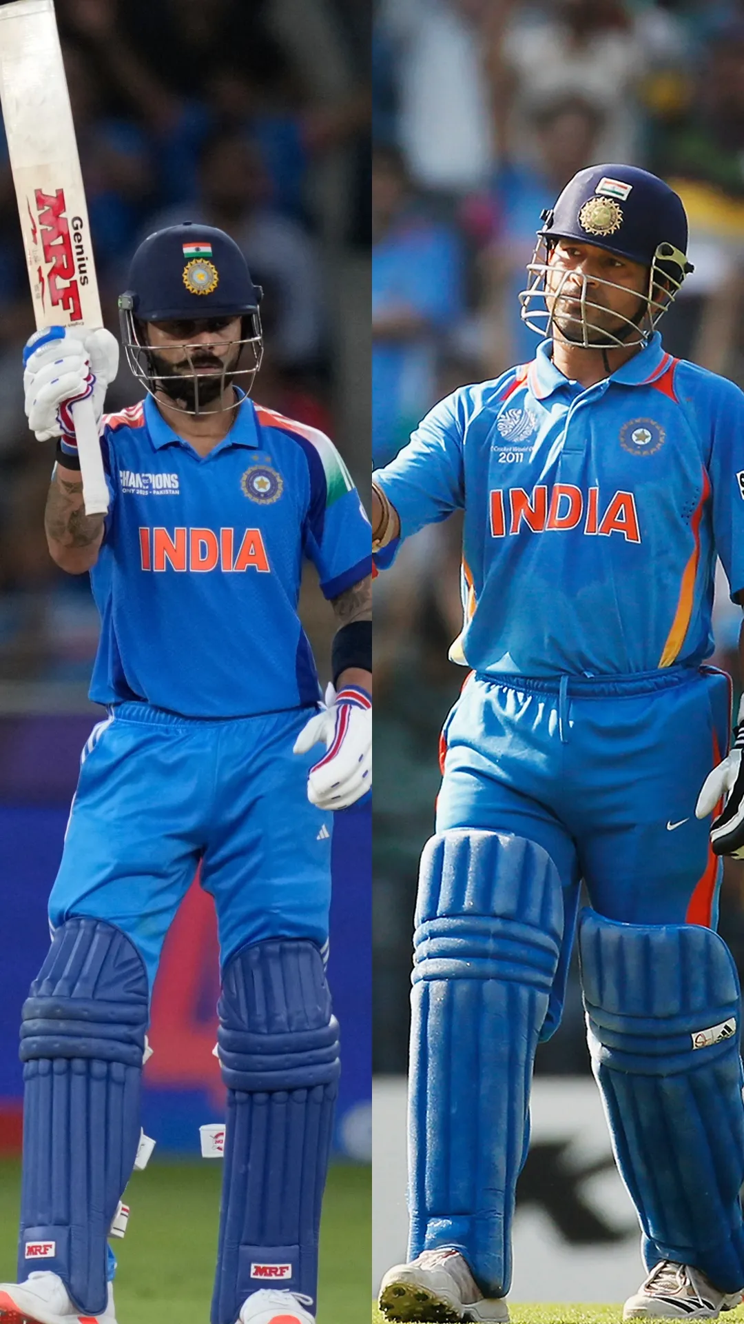 विराट कोहली बनाम सचिन तेंदुलकर, 299 वनडे मैचों के बाद दोनों का कैसा था रिकॉर्ड