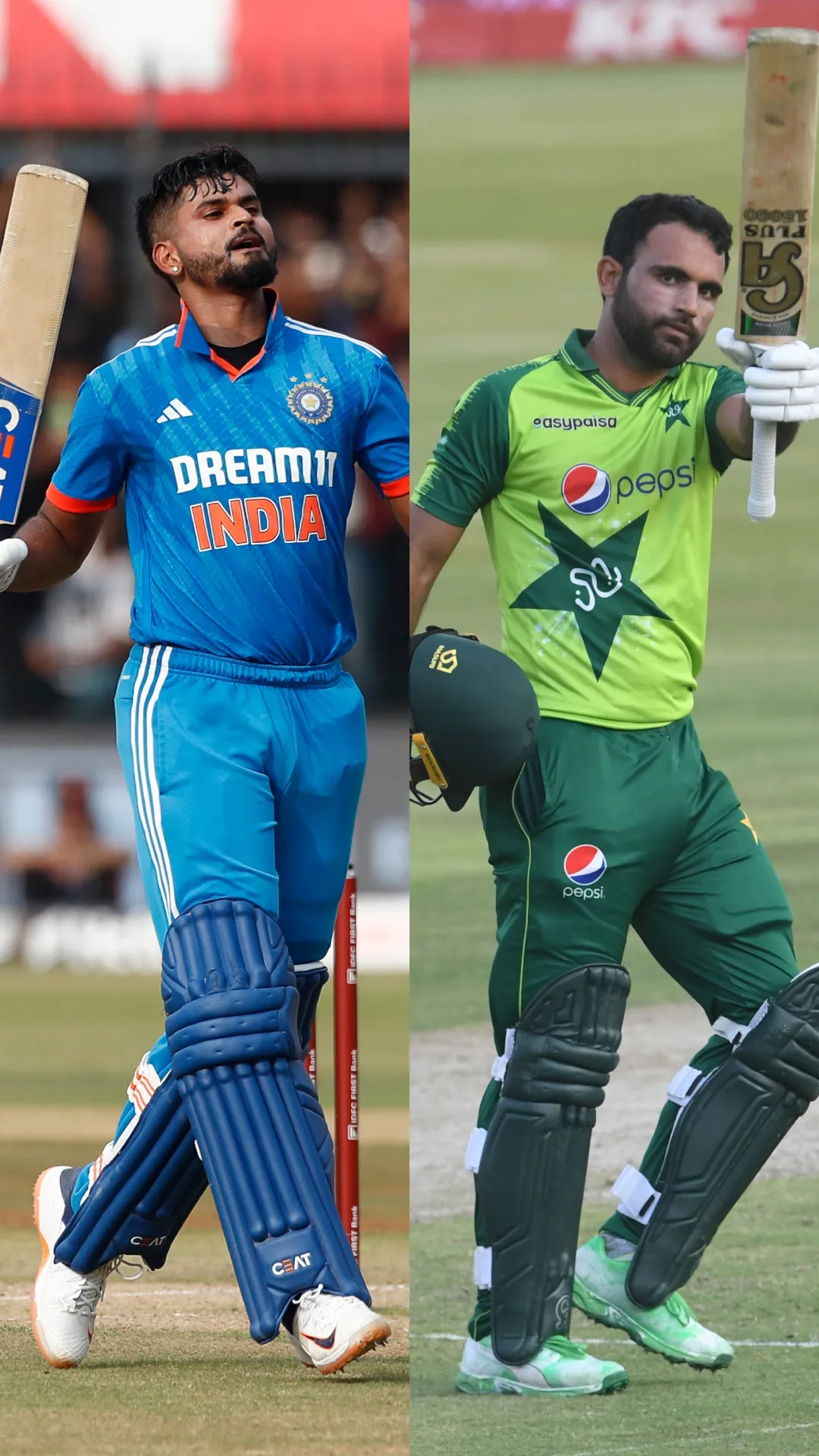 श्रेयस अय्यर बनाम फखर जमान, आखिर कैसा था दोनों का 65 वनडे मैच के बाद रिकॉर्ड