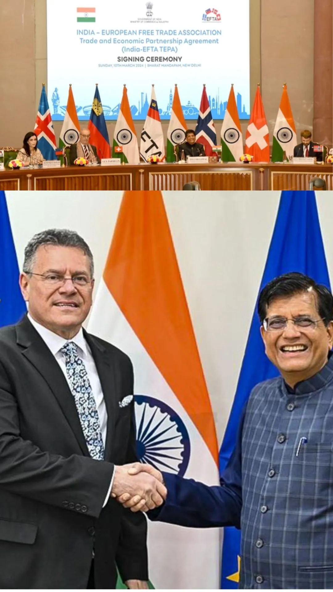 भारत ने 4 और यूरोपीय देशों से फ्री ट्रेड डील की, स्विस घड़ी समेत ये सामान होंगे सस्ते 