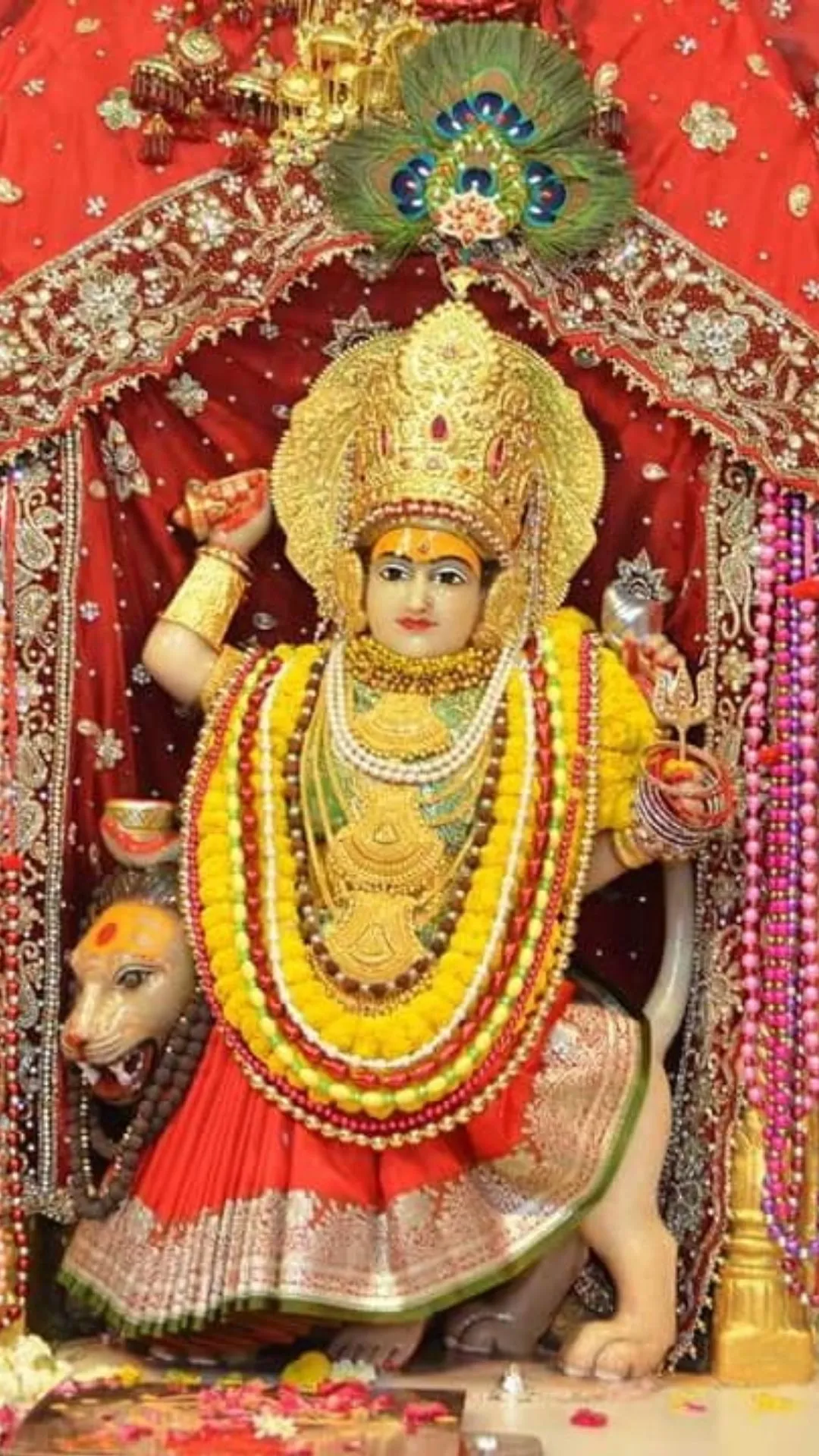 खुदाई में मिली थी माता की मूर्ति, जानिए अरावली पर्वत पर बने मंदिर की कहानी 
