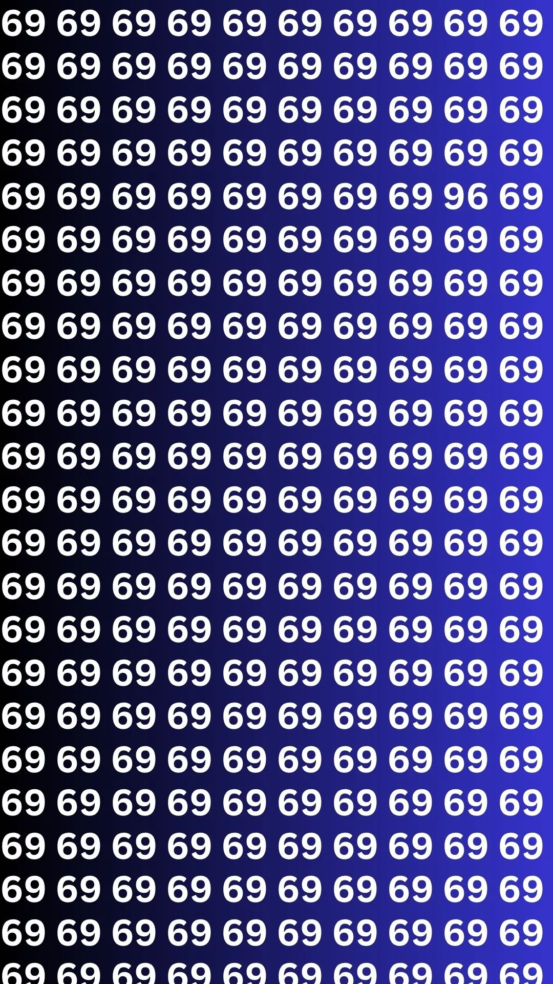 कोई जीनियस ही 69 की भीड़ में 96 ढूंढ़ पाएगा, दम है तो खोजें 