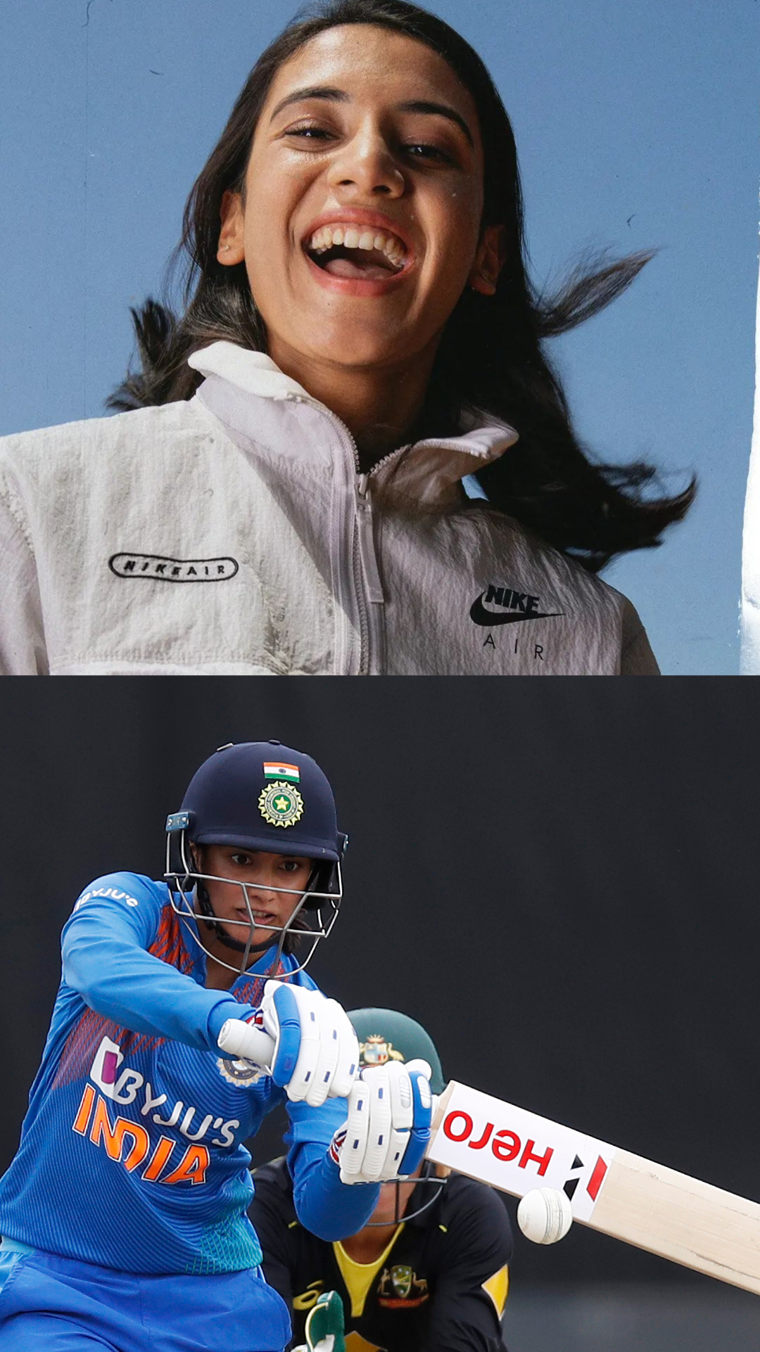 स्मृति मंधाना भारतीय महिला क्रिकेट टीम की धाकड़ बल्लेबाज हैं। 