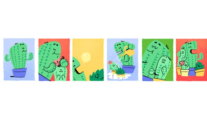 गूगल का डूडल 'FATHER'S DAY' के रंग में रंगा google doodle- India TV Hindi