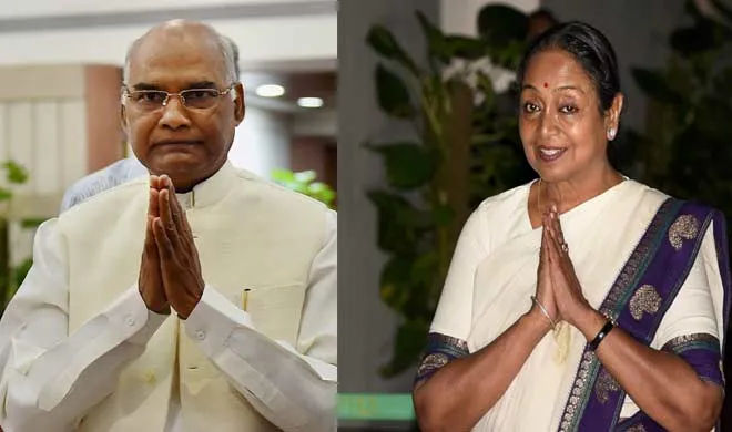 देश के अगले राष्ट्रपति की किस्मत मतपेटी में कैद, आंकड़ों की जंग में NDA के रामनाथ कोविंद UPA की मीरा कुमार से आगे kovind and meira kumar- India TV Hindi