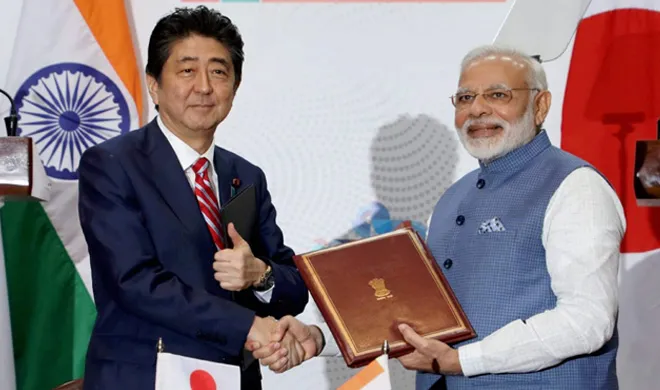 भारत-जापान के बीच हुए 15 समझौते, शिंजो आबे बोले- ‘जय जापान, जय इंडिया’ shinzo abe and pm modi- India TV Hindi