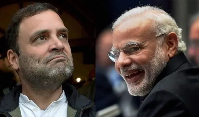 राहुल गांधी ने ली चुटकी, कहा-‘बिग बी’ से भी बेहतर अभिनेता हैं पीएम मोदी rahul-and-modi- India TV Hindi