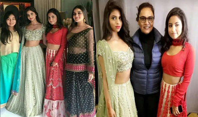 दिल्ली में रिलेटिव की शादी में देशी लुक में दिखीं शाहरुख खान की बेटी सुहाना suhana khan- India TV Hindi