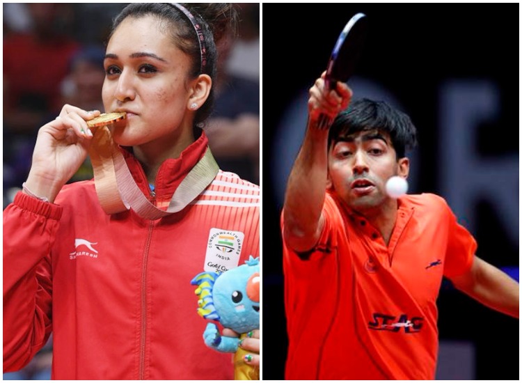 The Table Tennis Federation of India Manika Batra for the