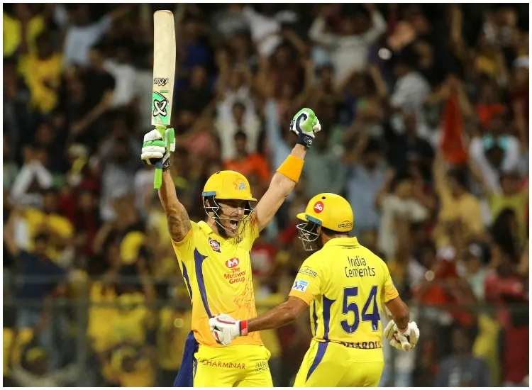 IPL 2018 CSK vs SRH Qualifier 1: हैदराबाद को 2 विकेट से हराकर फाइनल में पहुंची चेन्नई <p>फाफ डु प्लेसिस</p>- India TV Hindi