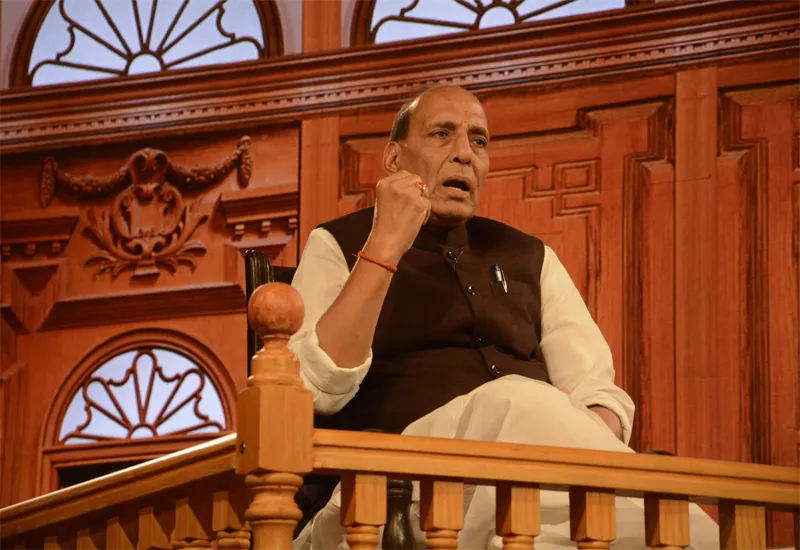 गृहमंत्री राजनाथ सिंह ने 'आप की अदालत' में कहा, 'अगर अन्य दलों के विधायक हमें समर्थन देते हैं तो हम मना नहीं कर सकते' Rajnath singh- India TV Hindi