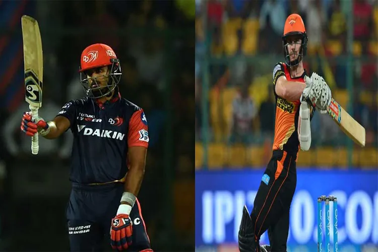 SRH vs DD, Vivo IPL 2018: बेहद रोमांचक मुकाबले में सनराइजर्स हैदराबाद ने दिल्ली को 7 विकेट से हराया <p>Shreyas, Williamson</p>- India TV Hindi