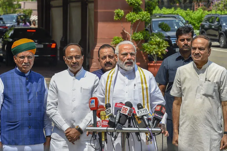 अविश्वास प्रस्ताव: BJP ने 314 सांसदों का समर्थन हासिल होने की जताई उम्मीद, कांग्रेस बोली- नंबर हमारे पास <p>Prime Minister Narendra Modi</p>- India TV Hindi