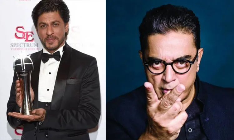Latest Bollywood News September 12: शाहरुख खान को लंदन में मिला अवॉर्ड, बिग बॉस तमिल के सेट पर हुई मौत शाहरुख खान-कमल हासन- India TV Hindi