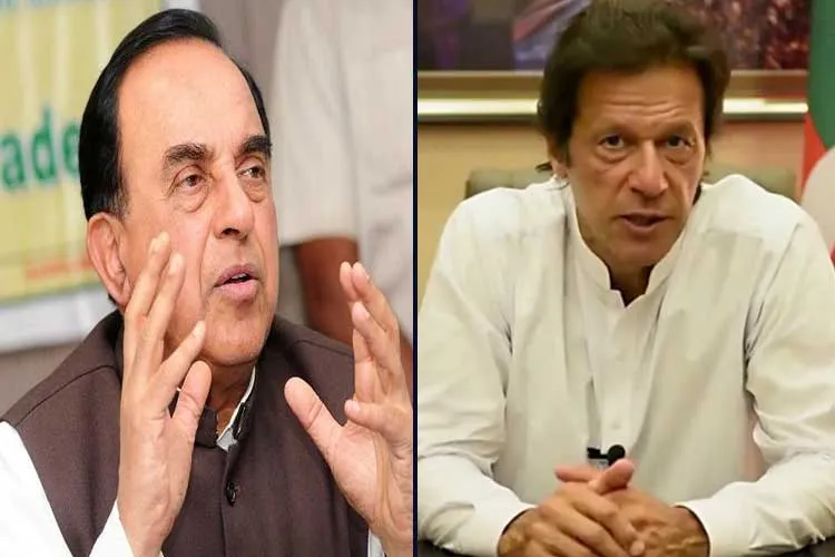 <p>Subramanian Swamy and Imran Khan</p>- India TV Hindi