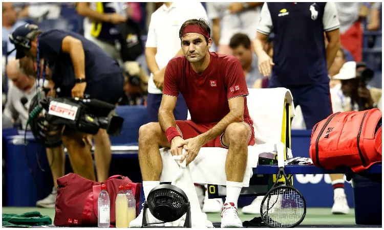 यूएस ओपन 2018: रोजर फेडरर और मारिया शारापोवा की चुनौती खत्म Roger federer- India TV Hindi