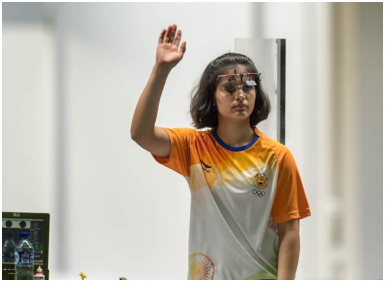 Shooter Manu Bhaker Had The Honour Of Leading The Indian Contingent As ...