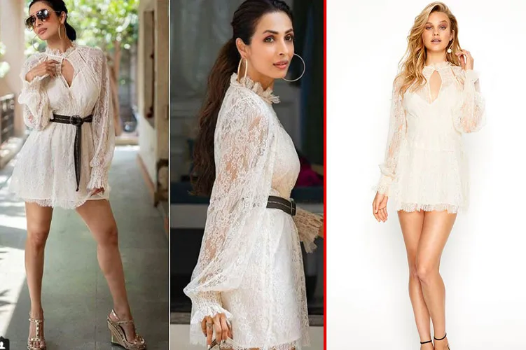 मलाइका अरोड़ा व्हाइट कलर की लेस शार्ट ड्रेस में नजर आईं हॉट, Alice Mccall ब्रांड की ड्रेस की कीमत 20 हजार से भी ज्यादा Malaika Arora- India TV Hindi