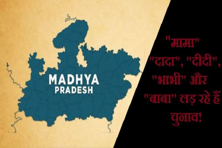 MP: "मामा" से लेकर "दादा", "दीदी", "भाभी" और "बाबा" भी चुनावी मैदान में कूदे, पढ़िए ‘मजेदार’ स्टोरी <p>मध्य प्रदेश में 28...- India TV Hindi