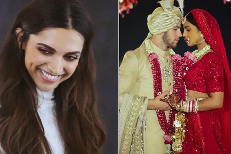 प्रियंका-निक की शादी वाली फोटो पर दीपिका पादुकोण के साथ-साथ इन बॉलीवुड सेलेब्स ने दिया बधाई, आप भी देखें <p>Priyanka chopra</p>- India TV Hindi