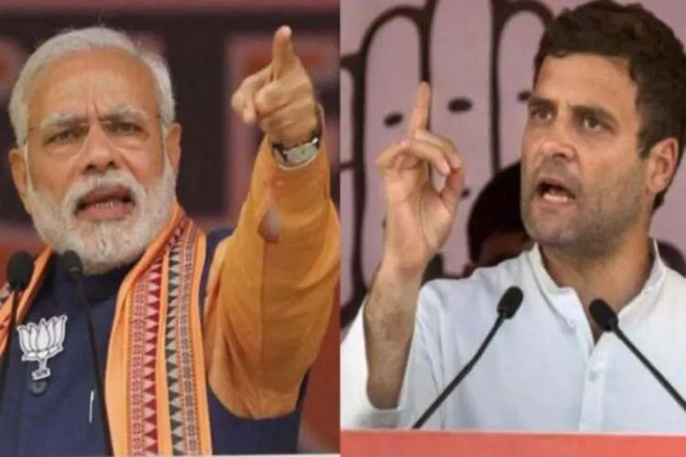 India TV-CNX Opinion poll 2019: अभी लोकसभा चुनाव हुए तो NDA-245, UPA-146, अन्य-152 सीटें <p>Narendra Modi and Rahul Gandhi</p>- India TV Hindi