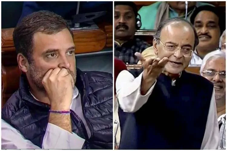 राफेल पर संसद में बहस: राहुल गांधी और अरुण जेटली के बीच चले बयानों के तीखे तीर Rahul Gandhi and Arun Jaitley- India TV Hindi